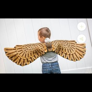 Children’s Bald Eagle plush wings costume